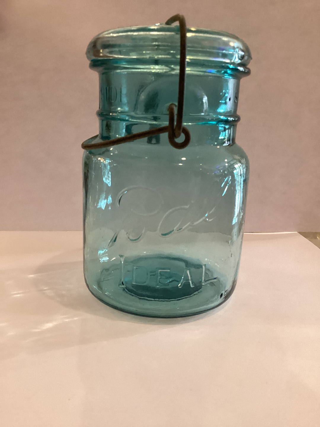 Ball Glass Jar small - Blue