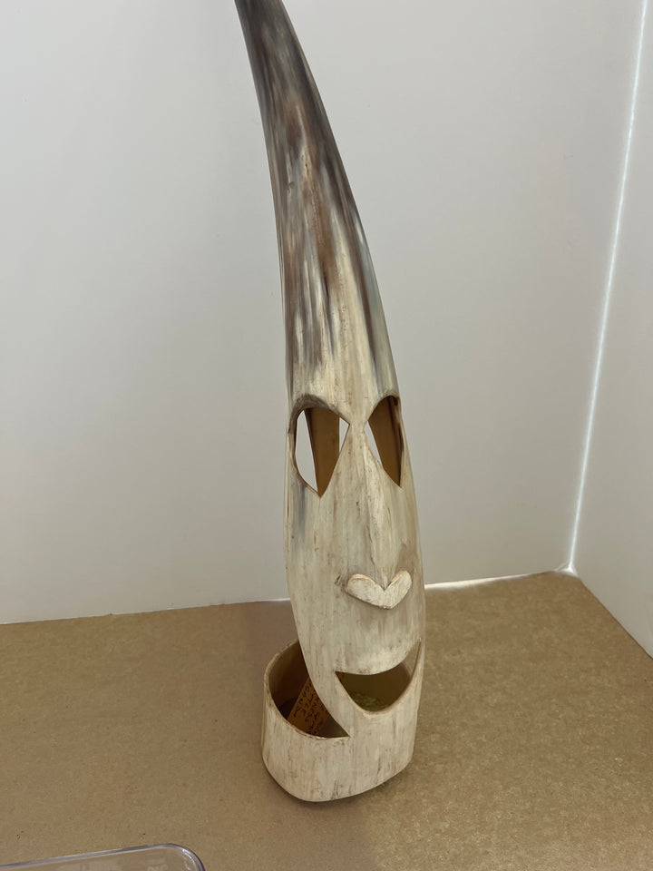 Cattle Horn Carving