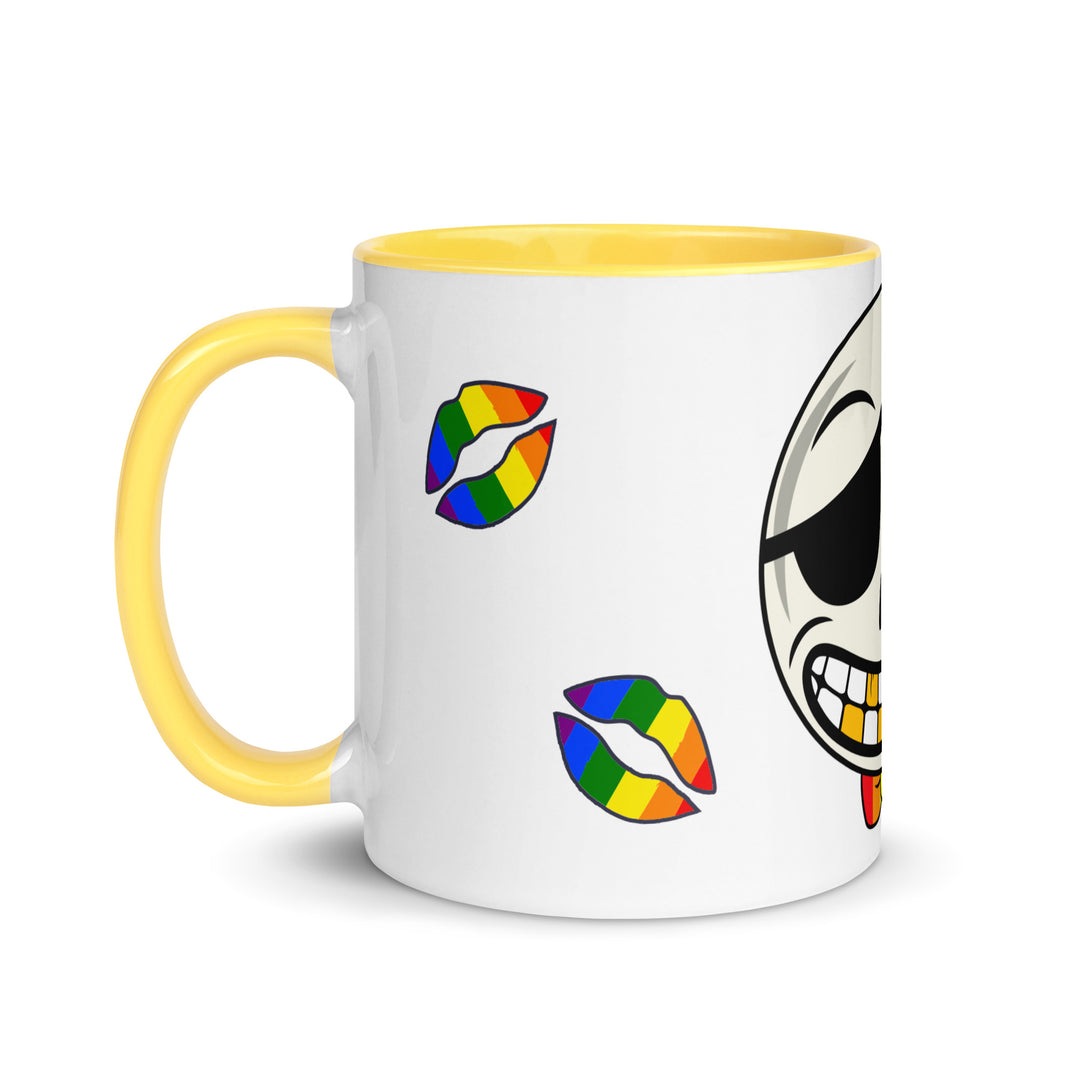 Odder's Pride Mug with a kiss of the rainbow
