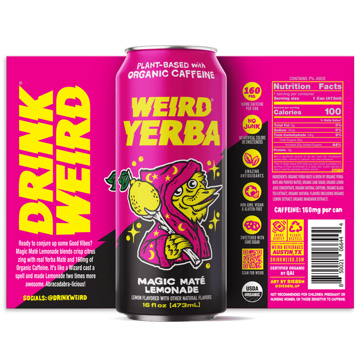 Weird Beverages - Magic Mate Lemonade 16oz Cans