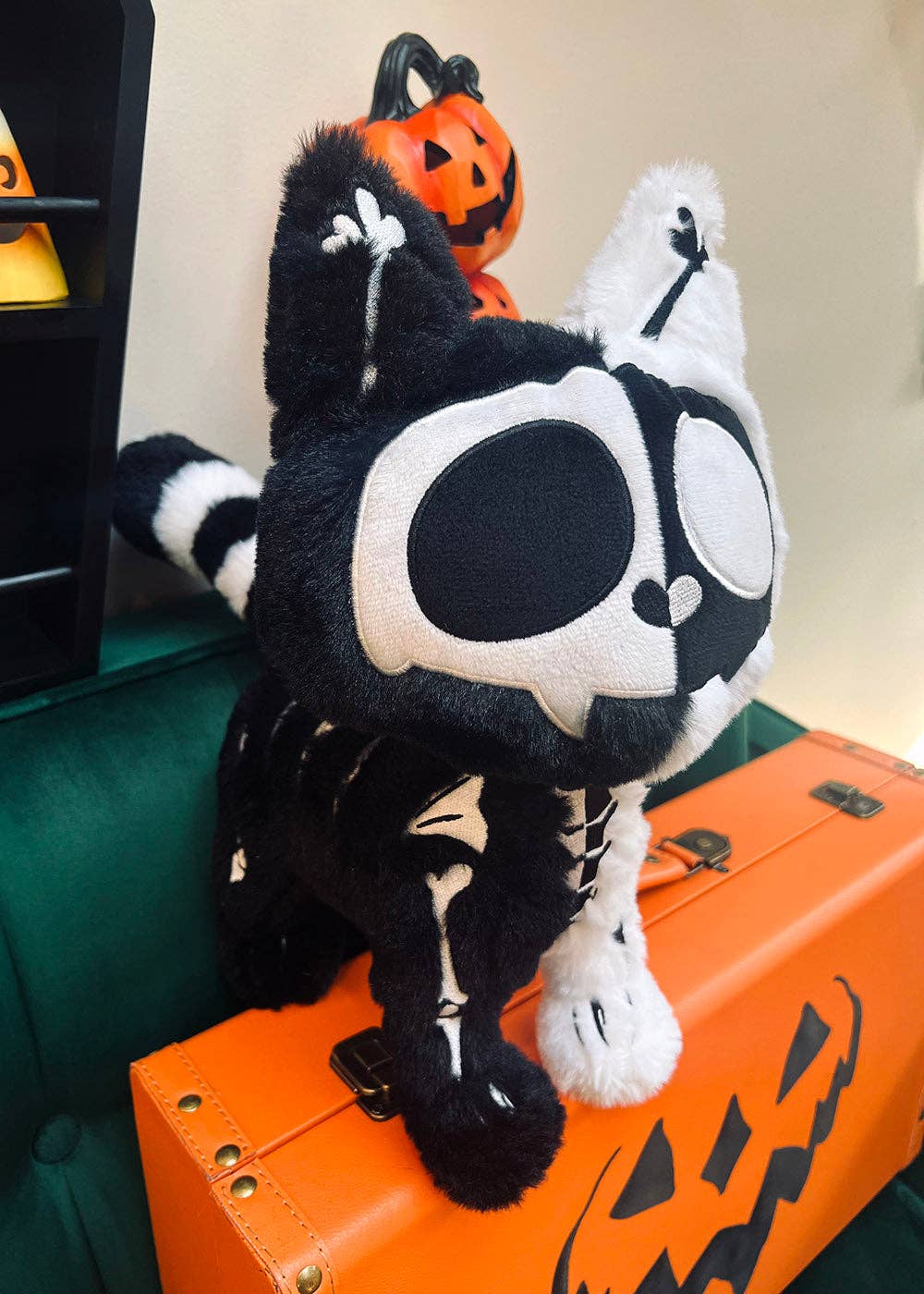 vampirefreaks - Splitzokitty Plush Toy [BLACK/WHITE]
