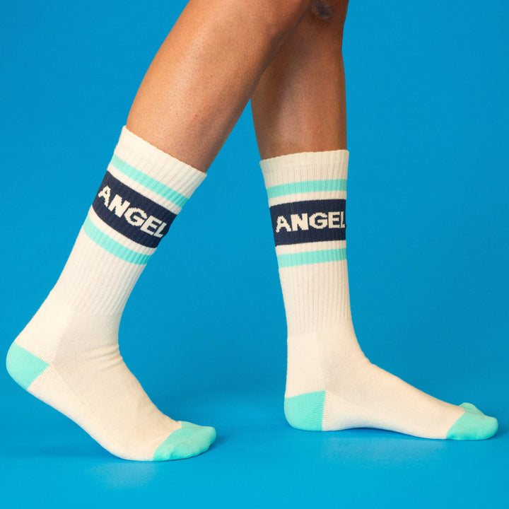 Gumball Poodle - Angel Gym Crew Socks