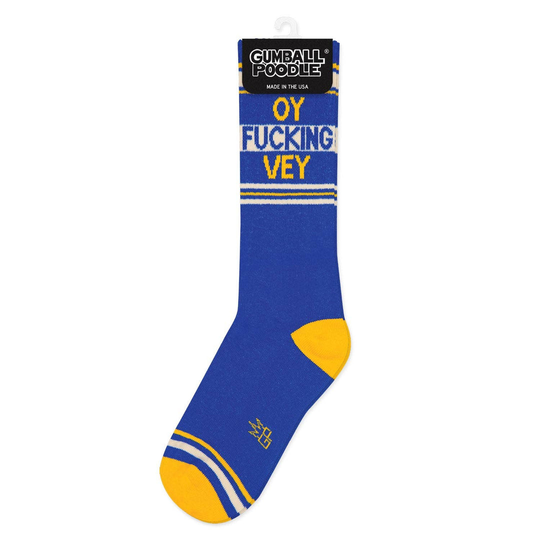Gumball Poodle - Oy Fucking Vey Gym Crew Socks