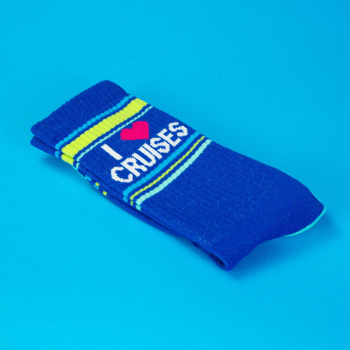Gumball Poodle - I ❤️ Cruises Gym Crew Socks