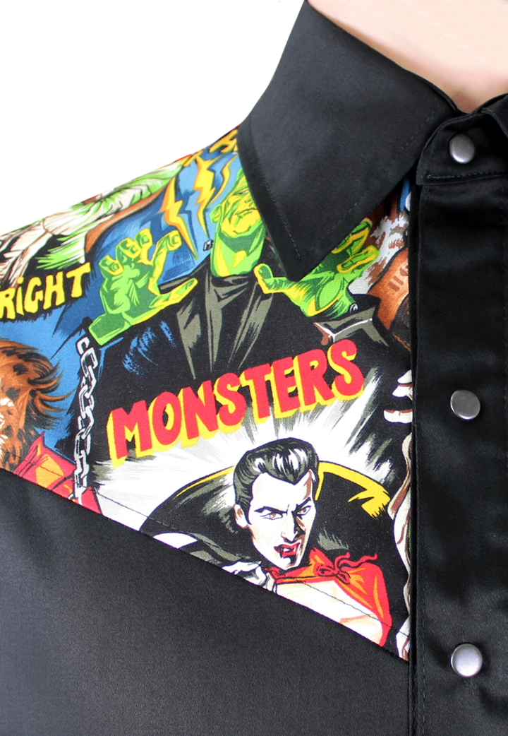 Men's Hollywood Monsters Western Top