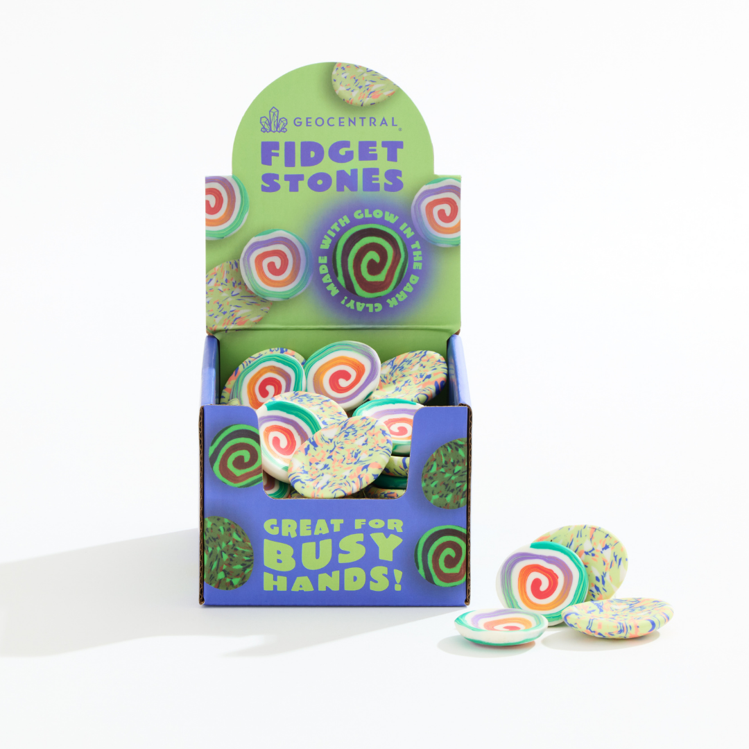 GeoCentral - Fidget Stones – Sensory Glow in the Dark Tool