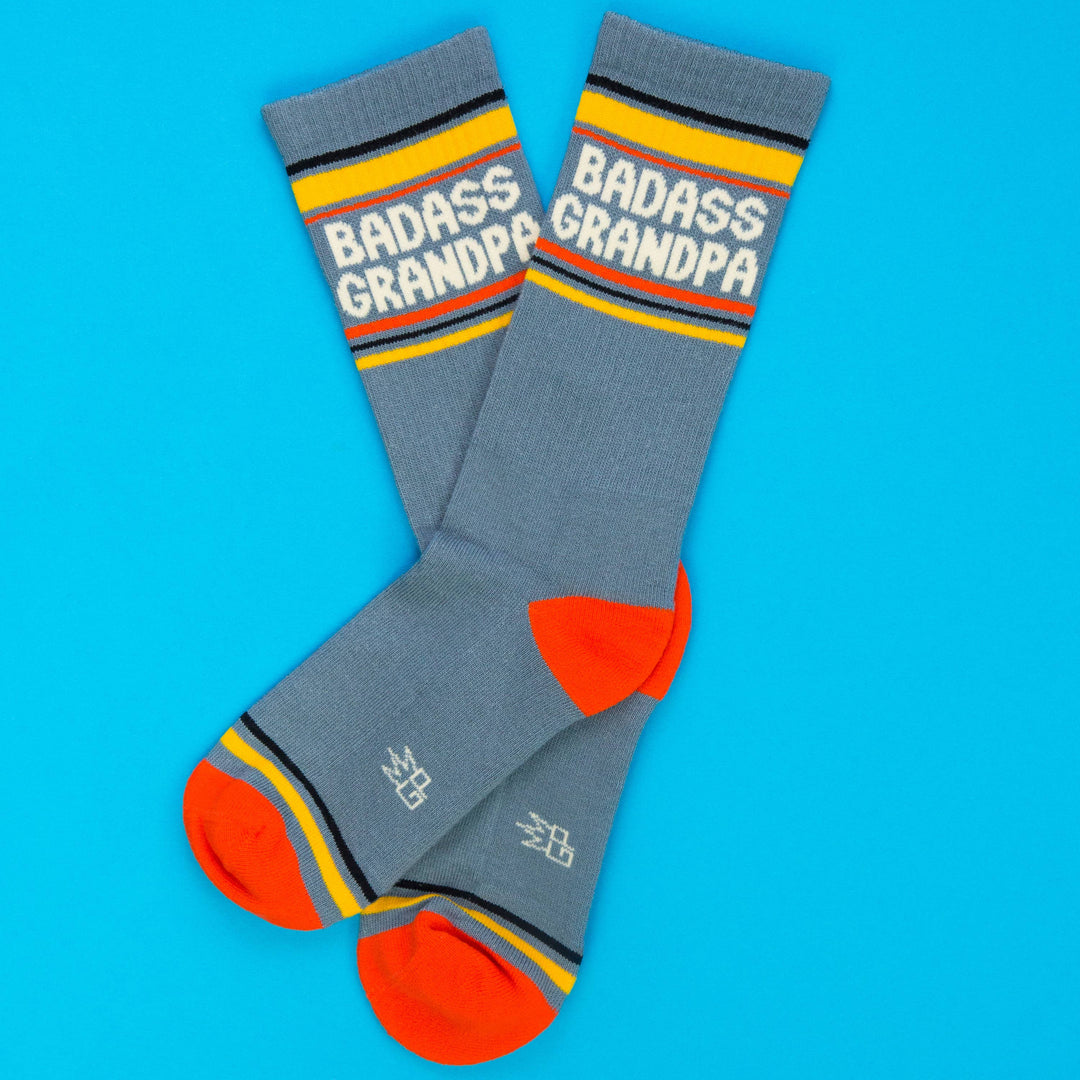 Gumball Poodle - Badass Grandpa Gym Crew Socks
