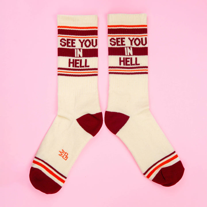 Gumball Poodle - See You in Hell Gym Crew Socks