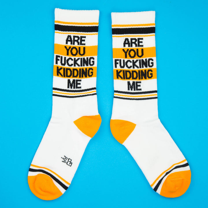 Gumball Poodle - Are You Fucking Kidding Me Gym Crew Socks