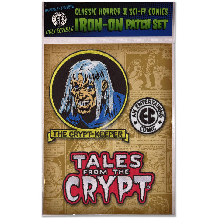 Retro-a-go-go! - EC Comics "Tales from the Crypt" Embroidered Patch Set