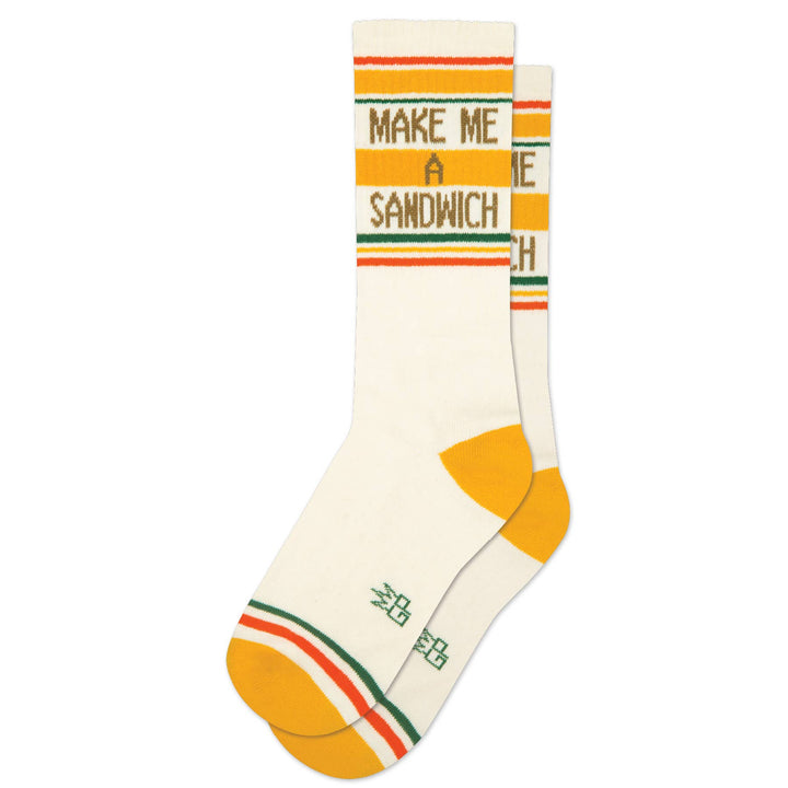 Gumball Poodle - Make Me A Sandwich Gym Crew Socks