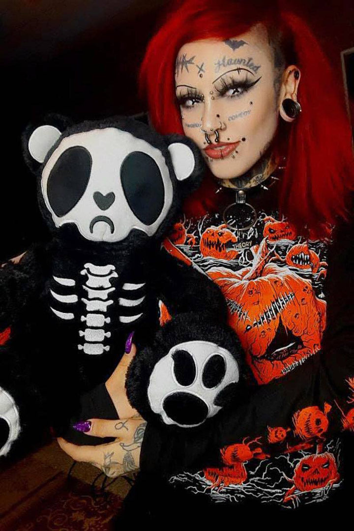 vampirefreaks - Grumpy Bones Bear Plush Toy
