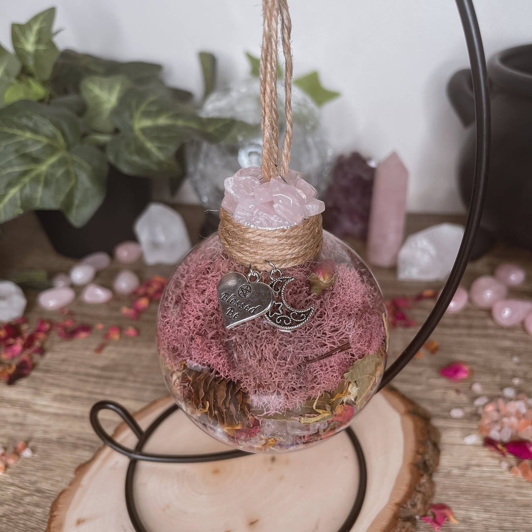 Pink Love Spell Witch Ball