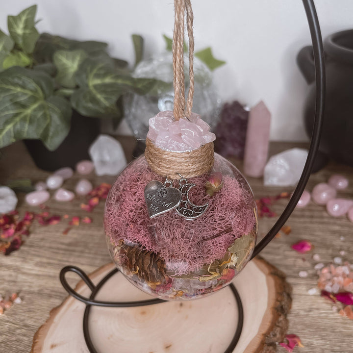 Pink Love Spell Witch Ball