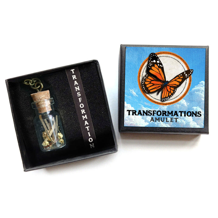 Brainmeats Atelier - Transformation Amulet – Personal Growth Talisman w/ Monarch