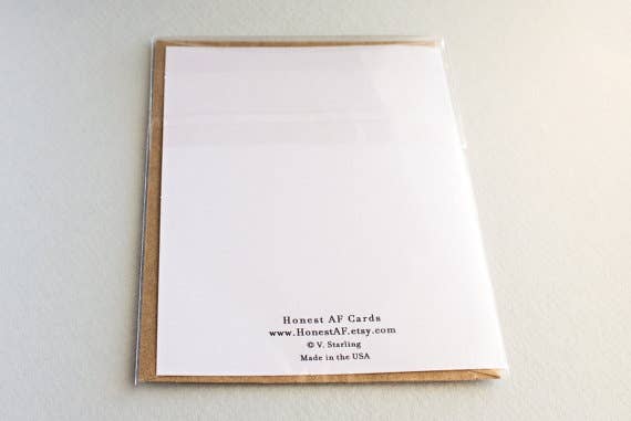 Honest AF Cards - Mom Thanks Card