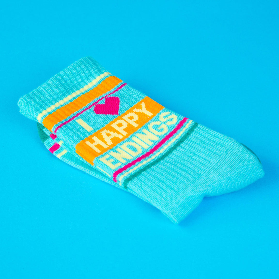 Gumball Poodle - I ❤️ Happy Endings Gym Crew Socks