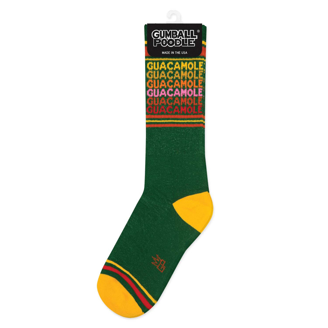 Gumball Poodle - Guacamole Gym Crew Socks