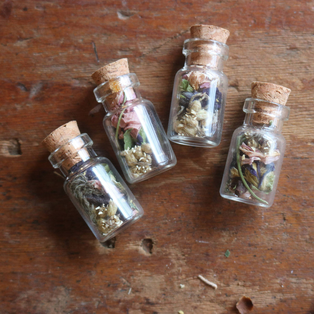 Brainmeats Atelier - Wisdom Botanical Amulet – for Knowledge and Learning w/Raven