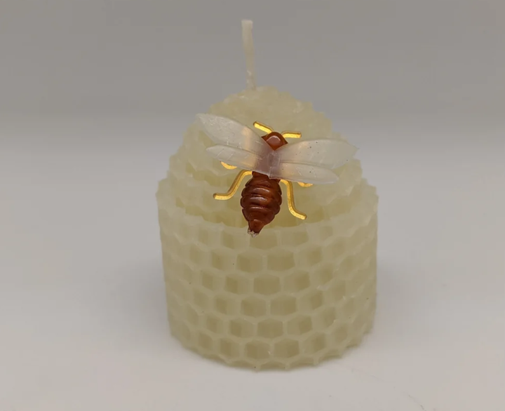 Natural Beeswax Candles With Coconut Scent