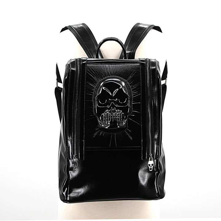 COMECO INC - Black Skull Head Backpack