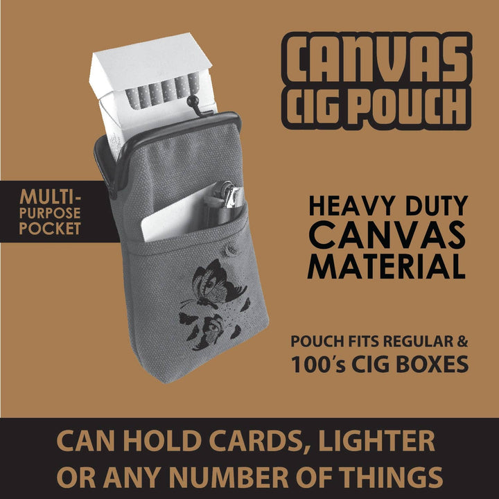 Smokezilla - Canvas Cigarette Pouch