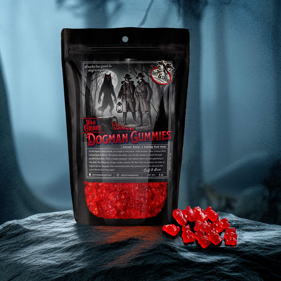 Duff &amp; Shaw - Legendary Snacks - Wild Cherry Dogman Gummies