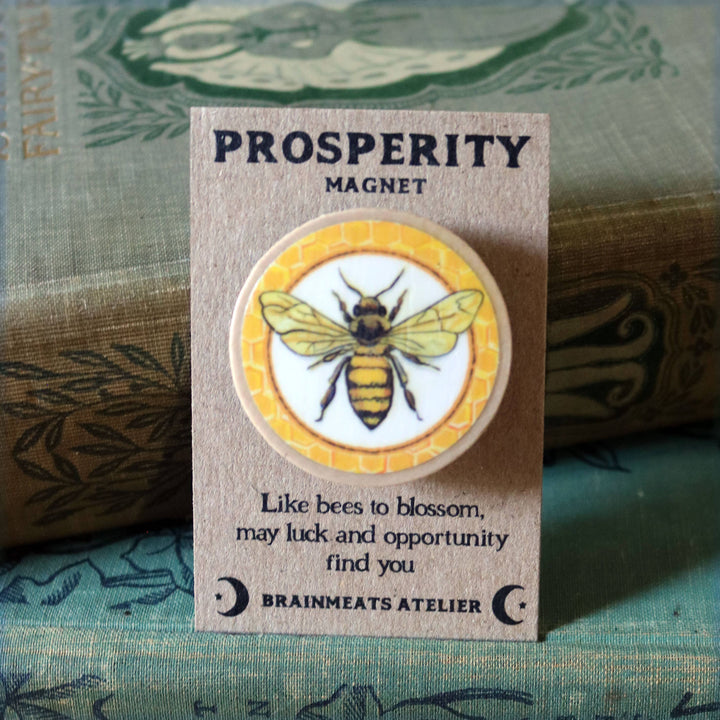 Brainmeats Atelier - Prosperity Magnet – Honeybee Intention Token for Abundance