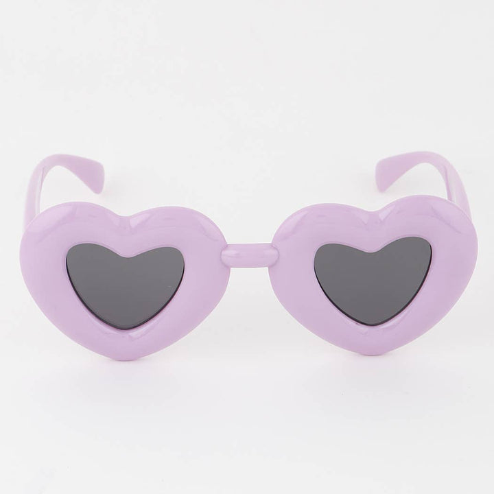 3AM BY H&D ACCESSORIES - Bright Bubble Heart Sunglasses: Multicolor