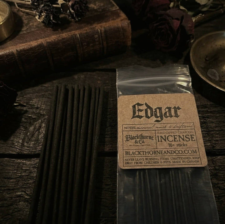 Blackthorne &amp; Co. - Edgar incense sticks |  vegan gothic ritual incense
