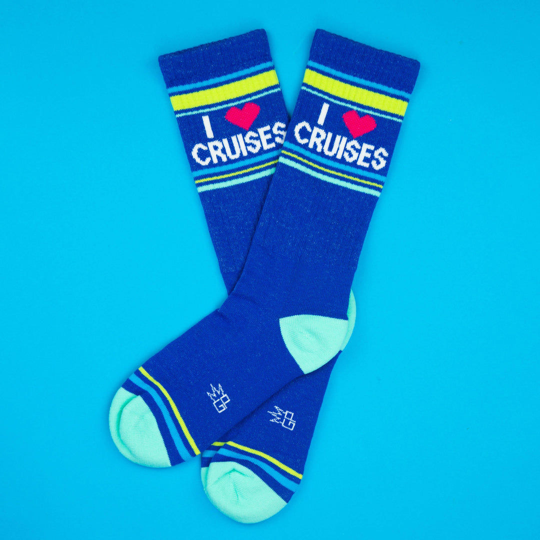 Gumball Poodle - I ❤️ Cruises Gym Crew Socks