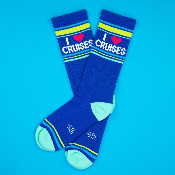 Gumball Poodle - I ❤️ Cruises Gym Crew Socks