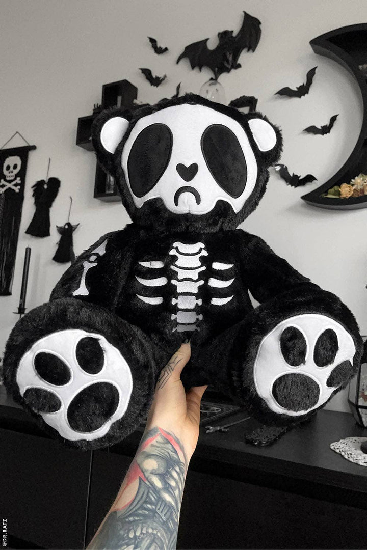 vampirefreaks - Grumpy Bones Bear Plush Toy