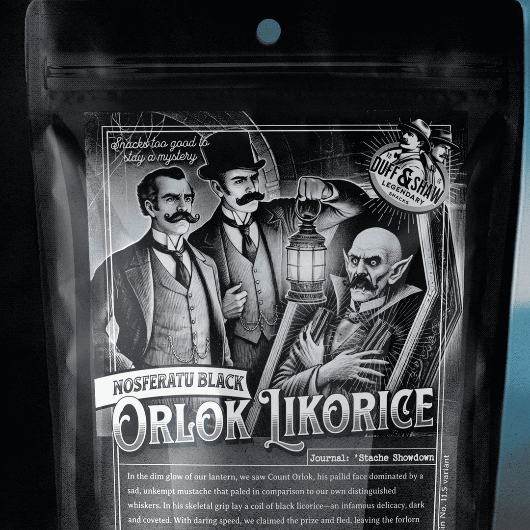 Duff &amp; Shaw - Legendary Snacks - Nosferatu’s Black Licorice