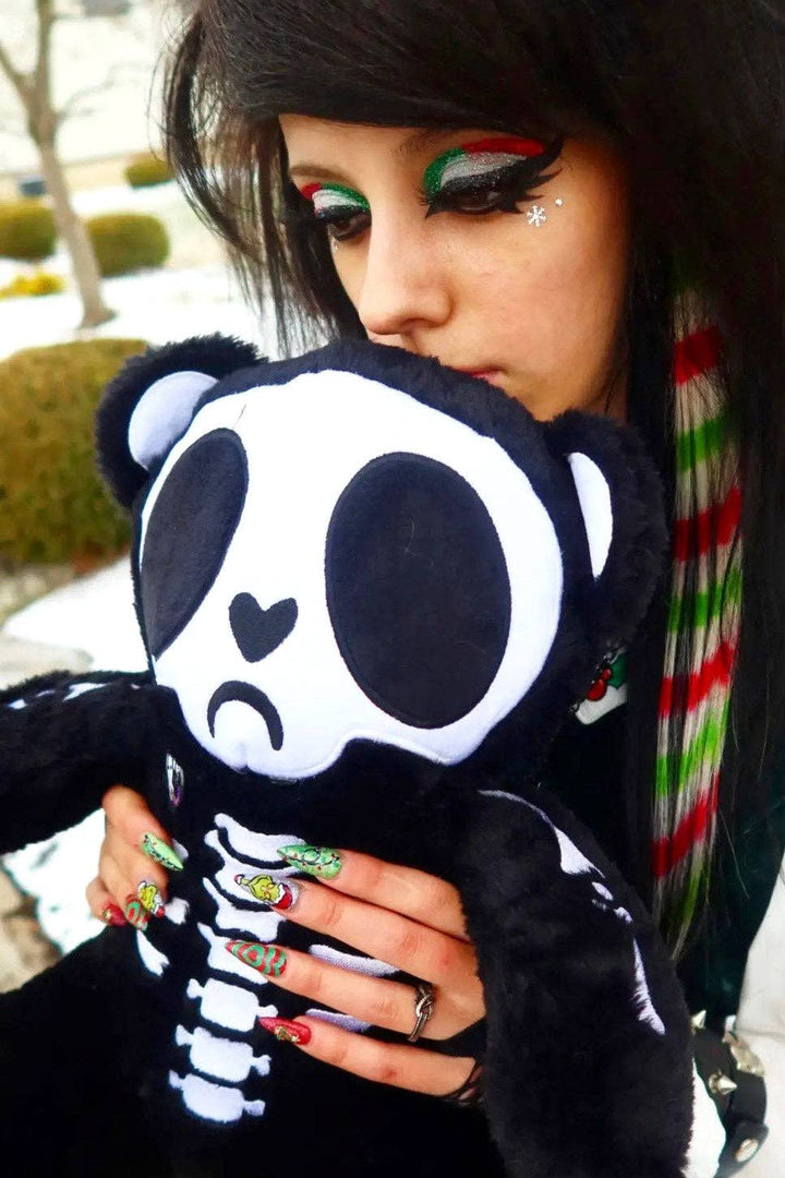 vampirefreaks - Grumpy Bones Bear Plush Toy