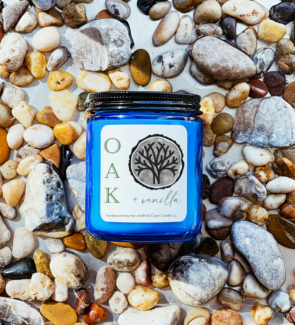 Odder Things Candle -  Oak + Vanilla