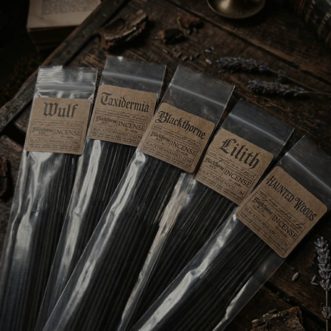 Blackthorne &amp; Co. - Witch of the Wood incense sticks |  gothic ritual incense