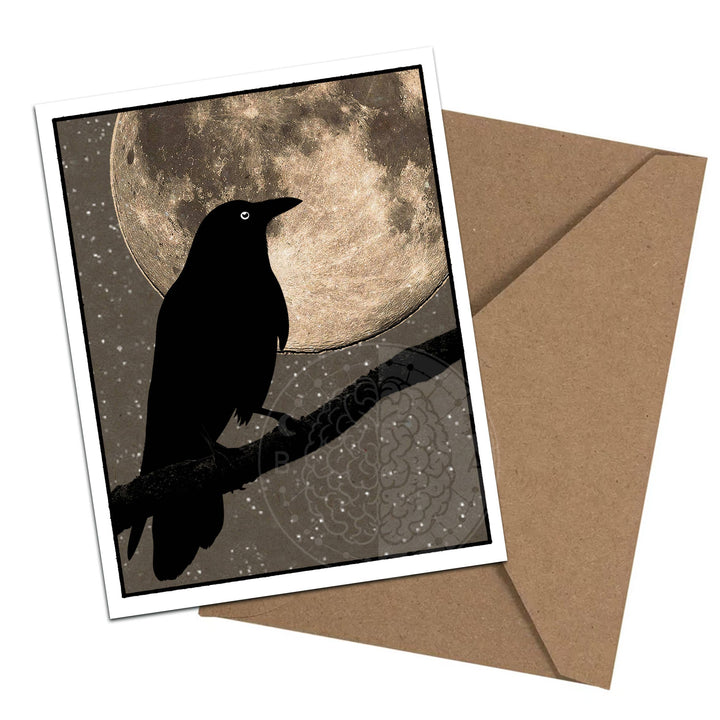 Brainmeats Atelier - Night Guardians – Boxed Crow Moon Notecard Set