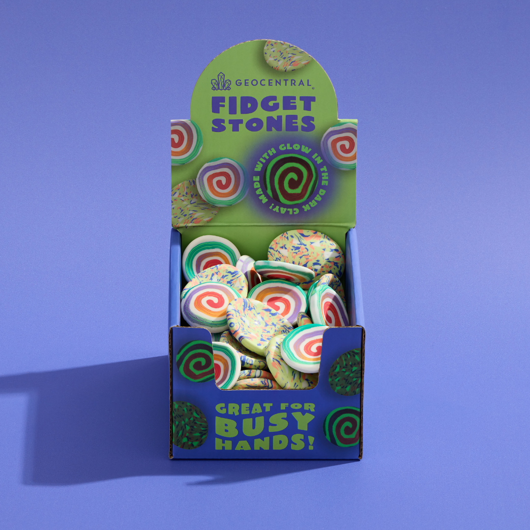 GeoCentral - Fidget Stones – Sensory Glow in the Dark Tool