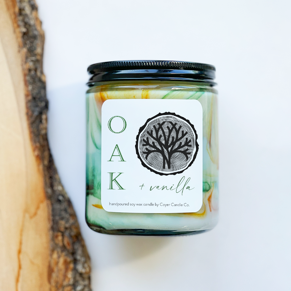 Odder Things Candle -  Oak + Vanilla
