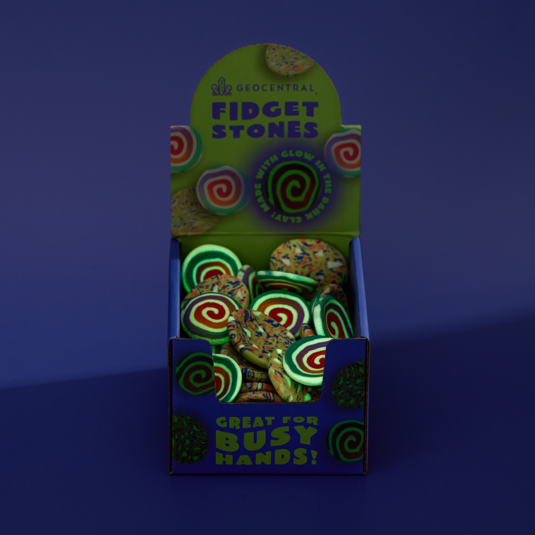 GeoCentral - Fidget Stones – Sensory Glow in the Dark Tool