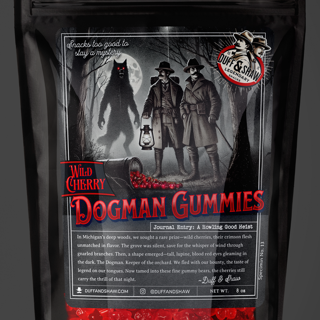 Duff &amp; Shaw - Legendary Snacks - Wild Cherry Dogman Gummies