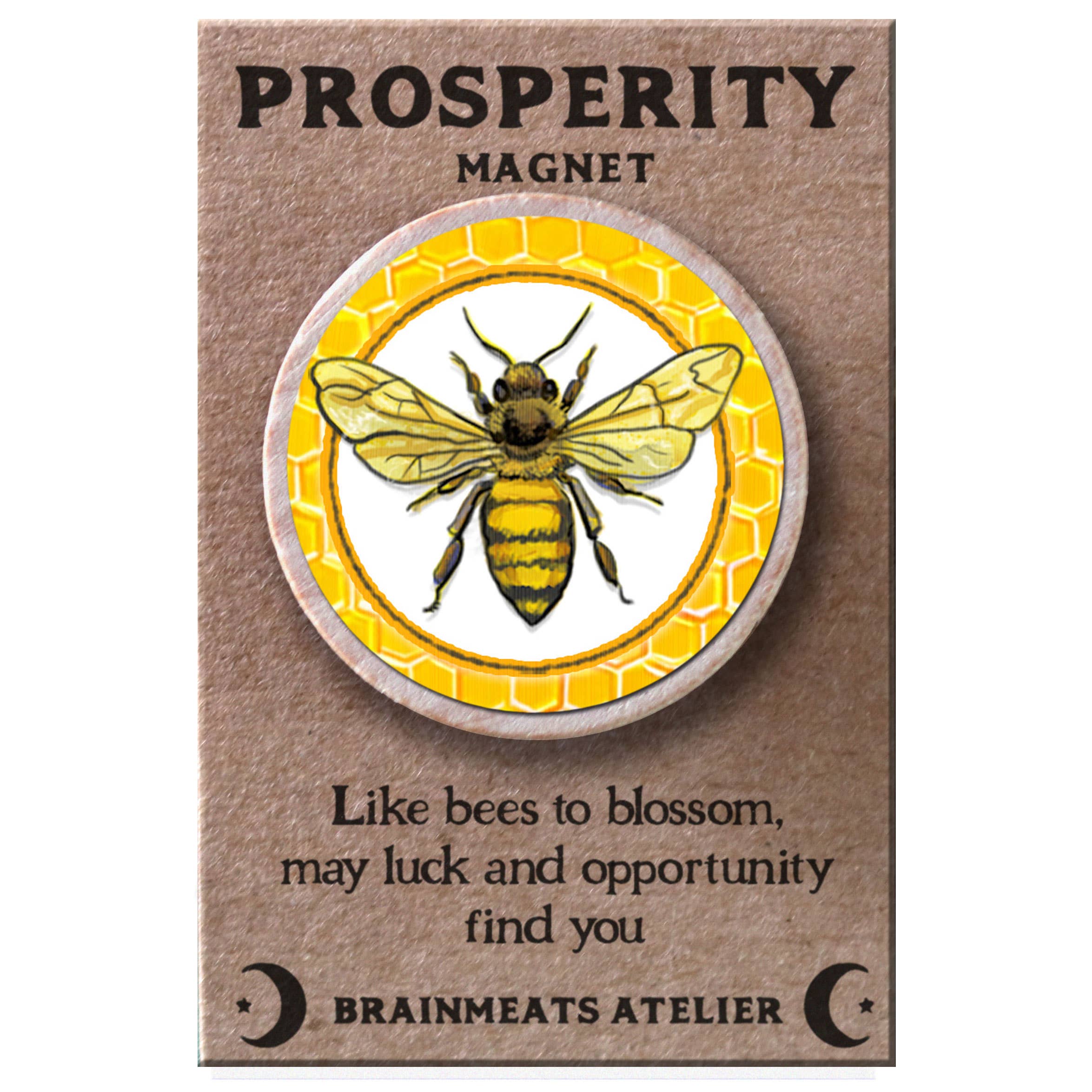 Brainmeats Atelier - Prosperity Magnet – Honeybee Intention Token for ...