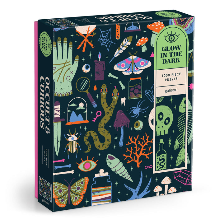 Chronicle Books - Occult and Curious 1000 Piece Glow in the Dark Puzzle