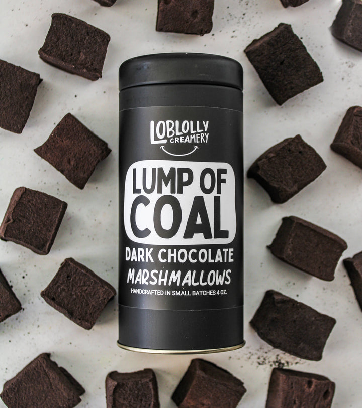 Loblolly Creamery - Lump of Coal Dark Chocolate Marshmallows