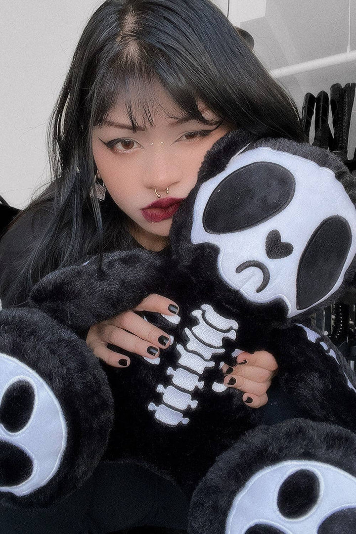 vampirefreaks - Grumpy Bones Bear Plush Toy