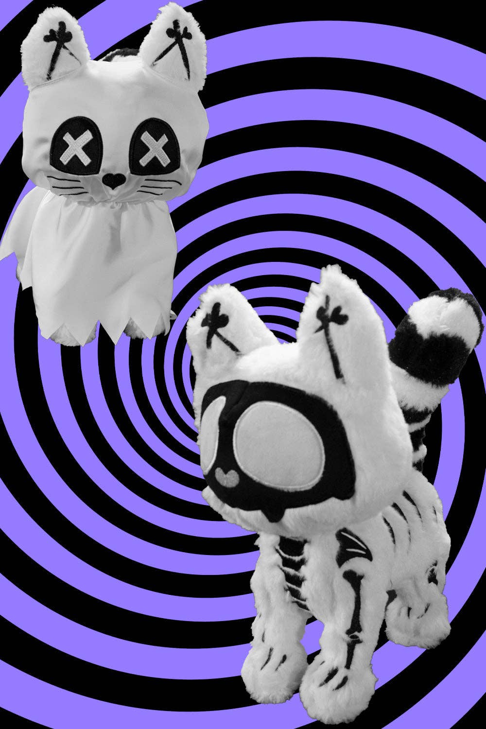 vampirefreaks - Ghost Kitty Plush Toy