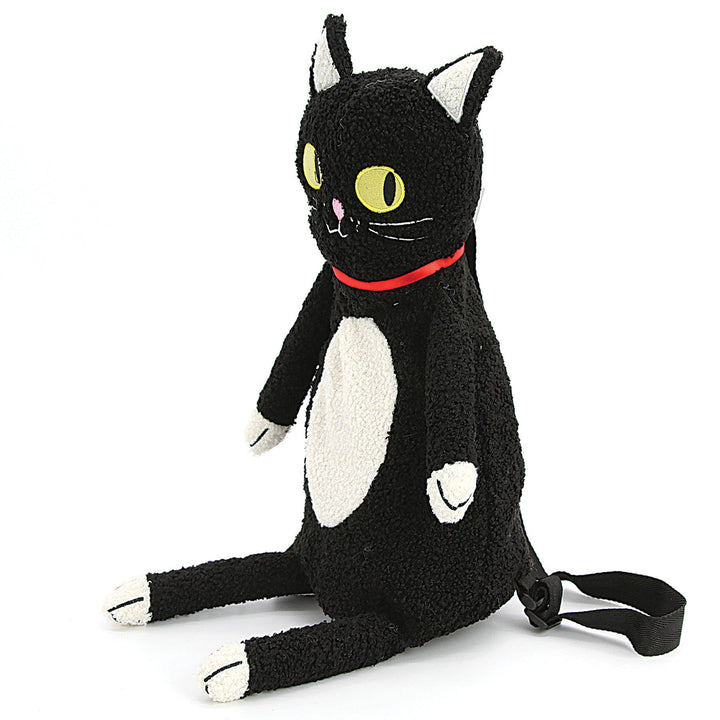 COMECO INC - Furry Black Cat Backpack