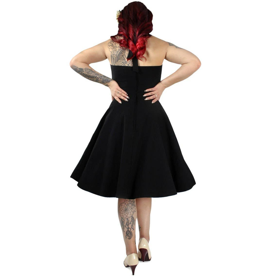 Criss Cross Halter Dress - Black This, That & the ODDer things Criss Cross Halter Dress - Black This, That & the ODDer things