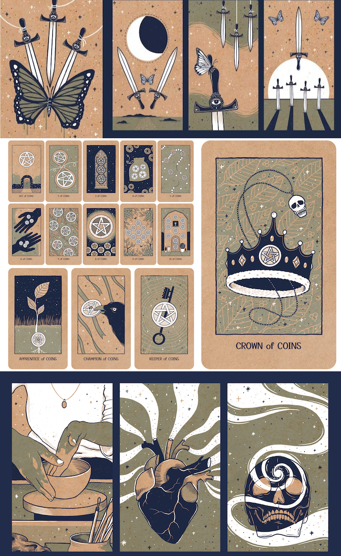 Microcosm Publishing & Distribution - Transient Light Tarot: An 81-Card Deck & Guidebook